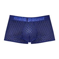 Male Power Diamond Mesh mini short - S - Marineblauw, afbeelding 5
