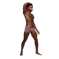 Male Power Inter-mingle mini short - L - Blauw, afbeelding 5