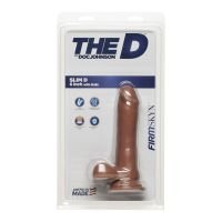 Doc Johnson Slim D - Realistische FIRMSKYN dildo met ballen - 15 cm - 1705-50-CD, afbeelding 2