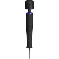 Doc Johnson Power Wand - Ultrakrachtige siliconen wand massager - Zwart