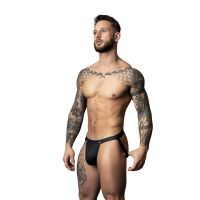Male Power Snap Off Jock - L/XL - Zwart