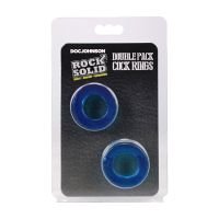 Doc Johnson Double Pack Cockringen - Blauw, afbeelding 5