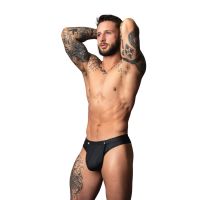 Male Power Snap Off string - Zwart, afbeelding 3