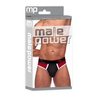 Male Power Retro Sport panel string - Zwart/Rood, afbeelding 2