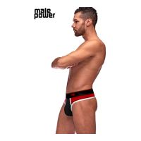 Male Power Retro Sport panel string - Zwart/Rood, afbeelding 3