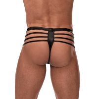 Male Power Cage Matte string - L/XL - Zwart, afbeelding 3