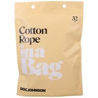 Doc Johnson Katoenen Touw - 9,8 m - Zwart, afbeelding 2