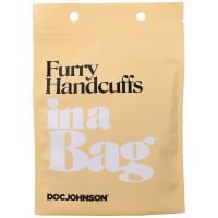 Doc Johnson Pluche handboeien - Zwart, afbeelding 2