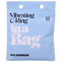 Doc Johnson Vibrerende C-Ring - Zwart, afbeelding 2