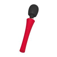 Totally For U The King - Krachtige wand vibrator - Rood/Zwart, afbeelding 2