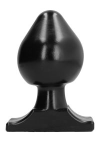 All Black Buttplug - 19 cm