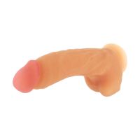 XR Brands Girthy George dildo met zuignap - 22,9 cm - Vlees, afbeelding 2