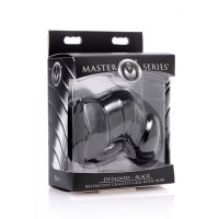 XR Brands Zwarte Restricted kuisheidskooi met noppen, afbeelding 2