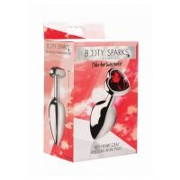 XR Brands Red Heart Gem - Buttplug - Medium, afbeelding 2