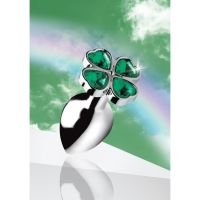 XR Brands Lucky Clover Gem - Buttplug - Small, afbeelding 3