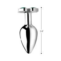 XR Brands Lucky Clover Gem - Buttplug - Small, afbeelding 4