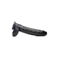 XR Brands Raging Rhino - XXL dildo met aderen - 43 cm - Zwart, afbeelding 3