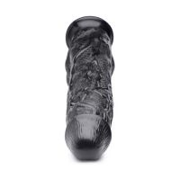 XR Brands Raging Rhino - XXL dildo met aderen - 43 cm - Zwart, afbeelding 4