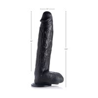 XR Brands Raging Rhino - XXL dildo met aderen - 43 cm - Zwart, afbeelding 5