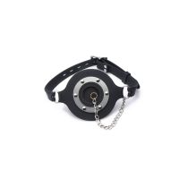 XR Brands Pie Hole - Siliconen ringgag met plug, afbeelding 4