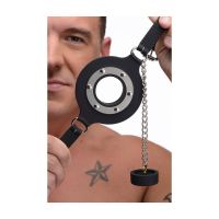 XR Brands Pie Hole - Siliconen ringgag met plug, afbeelding 7