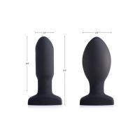 XR Brands Opblaasbare vibrerende siliconen buttplug, afbeelding 3