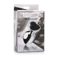XR Brands Black Heart - Buttplug - Medium, afbeelding 5
