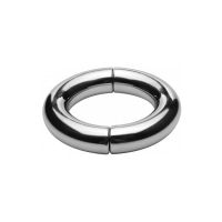 XR Brands Mega Magnetize - Magnetische RVS cockring - 4,4 cm