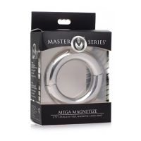 XR Brands Mega Magnetize - Magnetische RVS cockring - 4,4 cm, afbeelding 2