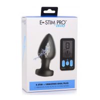 XR Brands E-Stim Pro - Vibrerende siliconen anaalplug + afstandsbediening, afbeelding 3