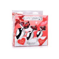 XR Brands Red Gem - Buttplug Set met Belletjes, afbeelding 3