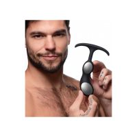 XR Brands Premium siliconen verzwaarde prostaatplug - Medium, afbeelding 2