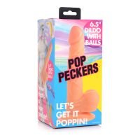 XR Brands POP - Dildo met ballen - 16,5 cm, afbeelding 6
