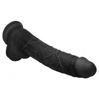 XR Brands Hung Harry - Dildo met ballen - 30 cm - Zwart, afbeelding 2