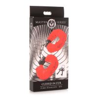 XR Brands Cuffed in Fur - Harige handboeien, afbeelding 2