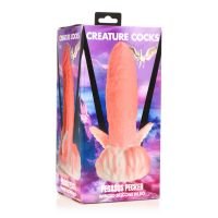 XR Brands Pegasus - Pecker gevleugelde siliconen dildo - Roze, afbeelding 5