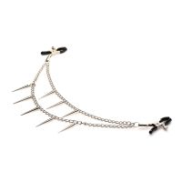 XR Brands Daggers - Tepelklemmen met Dubbele Ketting, afbeelding 2