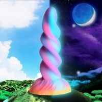 XR Brands Moon Rider - Lichtgevende eenhoorn dildo, afbeelding 5