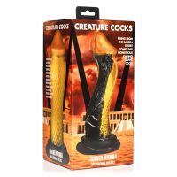 XR Brands Golden Snake - Siliconen dildo, afbeelding 6