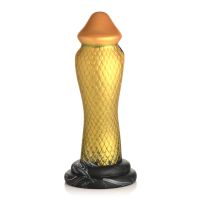 XR Brands Golden Snake - Siliconen dildo, afbeelding 3