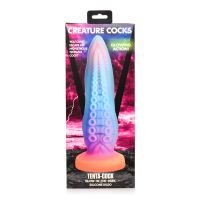 XR Brands Tenta-Cock - Lichtgevende siliconen dildo, afbeelding 3