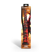 XR Brands Stinger - Siliconen dildo - Rood/Zwart, afbeelding 5
