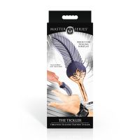 XR Brands The Tickler - Vibrerende siliconen kietelveer - Paars/Goud, afbeelding 3