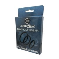EXS AquaBoost - Control Rings Cockring Set (S/M/L) - Zwart, afbeelding 4