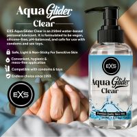 EXS AquaGlider Clear - Glijmiddel op waterbasis - 250 ml, afbeelding 5