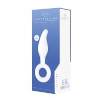 Chrystalino Gripper - Glazen dildo met ring, afbeelding 2