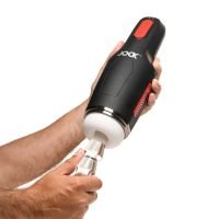 Curve Toys zuigende en vibrerende masturbator - 15X - Zwart, afbeelding 5