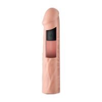 Curve Toys Enhancers - Vibrerende realistische penisverlenger met afstandsbediening - Licht, afbeelding 5