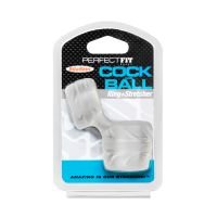 PerfectFitBrand Silaskin Cock and Ball - Ballstrap - Transparant, afbeelding 2