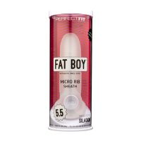 PerfectFitBrand Fat Boy Micro Ribbed Sheath - Dildo - 14 cm, afbeelding 2